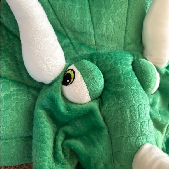 Target Baby Triceratops Dino Warm Infant Halloween Costume 12-18MO Hood Tail - Picture 6 of 7